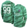 Original Fußballtrikot Paris Saint-Germain 2023-24 Donnarumma 99 Torwart Heimtrikot Langarm Für Herren